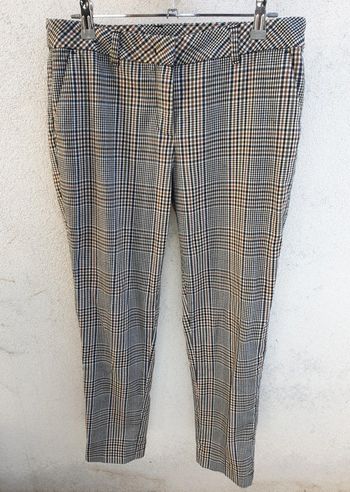 Pantalon tissus carreaux prince de Galles