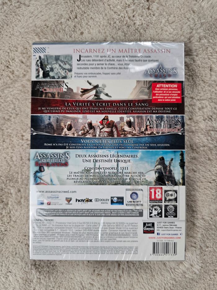 Jeux PC coffret Assassin's creed Just for gamer - photo numéro 2