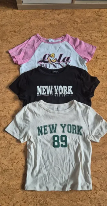 3 tee shirts