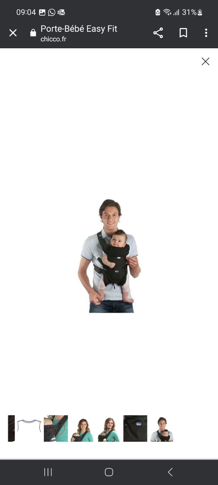 Vente porte-bébé Chicconeuf sans emballage - photo numéro 2