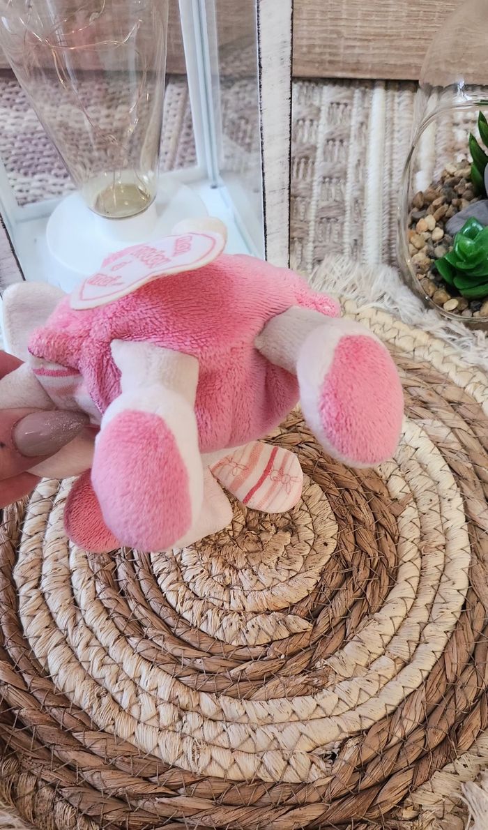 Doudou Lapin Hochet Bébé Doudou & Compagnie - photo numéro 8