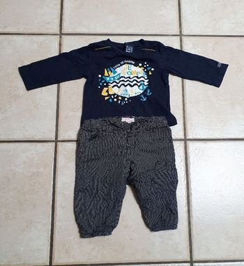 Ensemble pantalon et haut 6mois