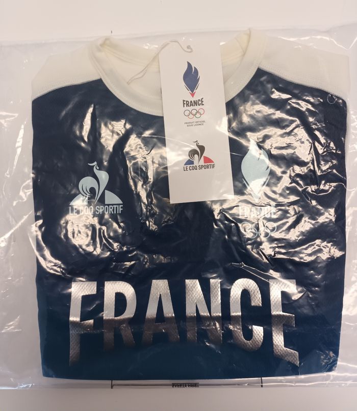T-shirt équipe de France pour enfant JO Paris 2024