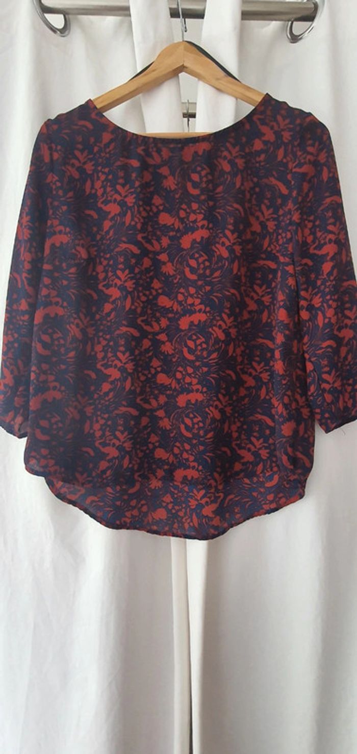 Blouse légère manches 3/4