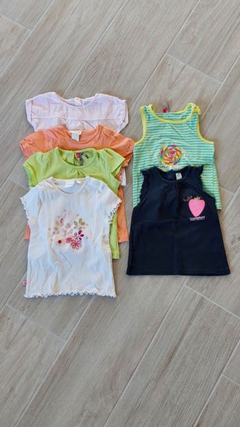 Lots tee shirts 18 moismois