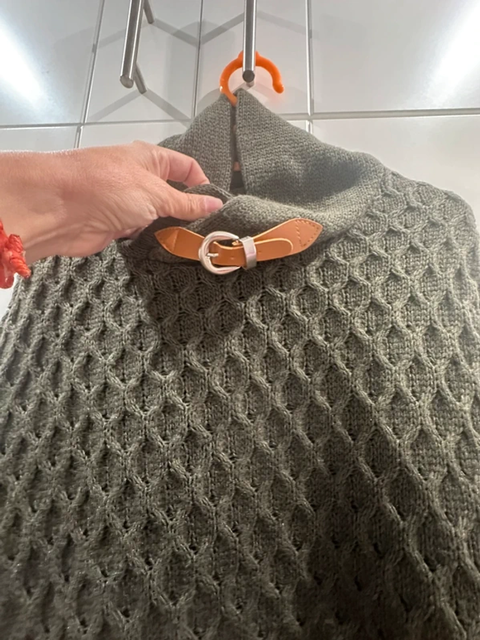 Poncho verde kaki - photo numéro 2