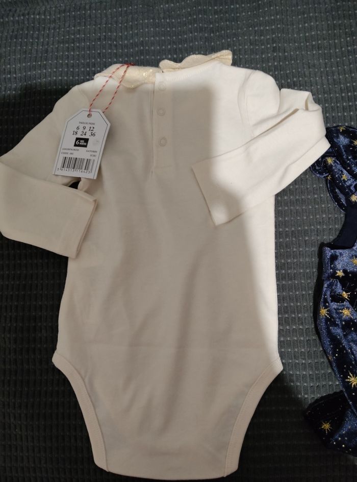 Ensemble Noël pour bébé fille 6 mois, sergent major - photo numéro 3