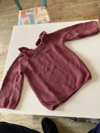 Pull mauve, Kiabi, 18 mois