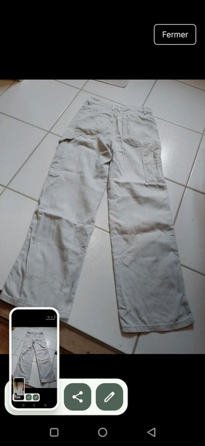 Pantalon large femme vert clair Pimkie - photo numéro 10