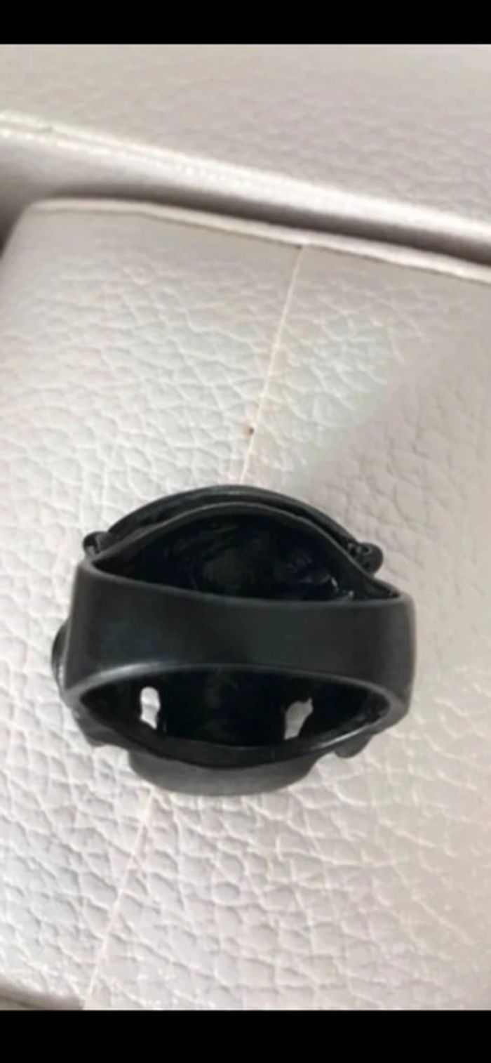 Bague noire, pour homme, taille 59 - photo numéro 7