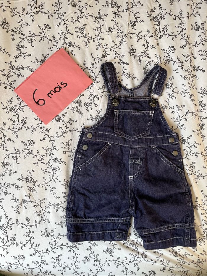 Salopette en jeans petit bateau