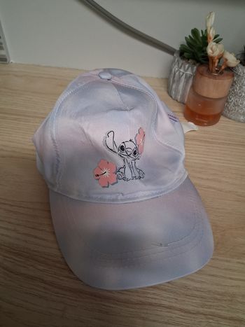 Casquette fille stitch 10 ans reglable plastique