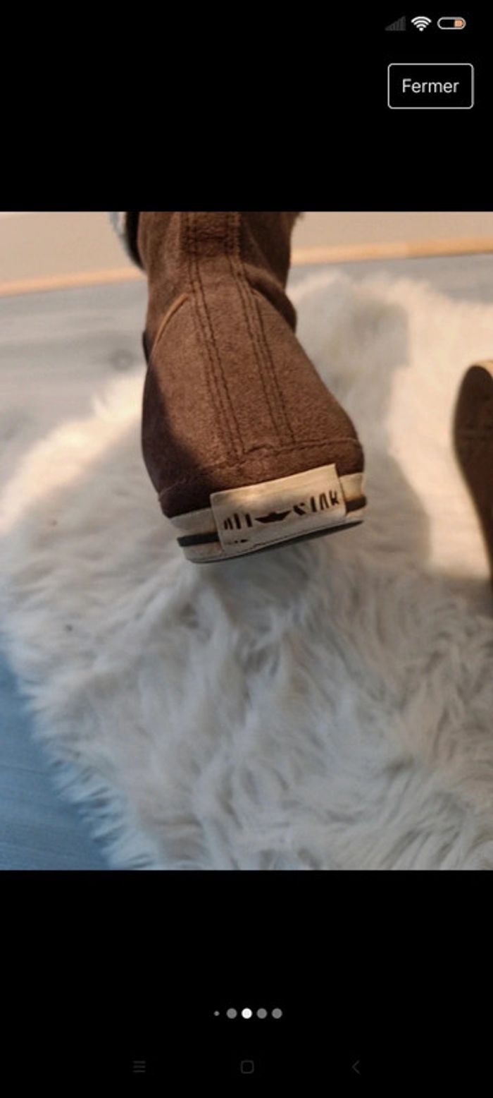 Bottines fourrées t 37.5 marque converse - photo numéro 6