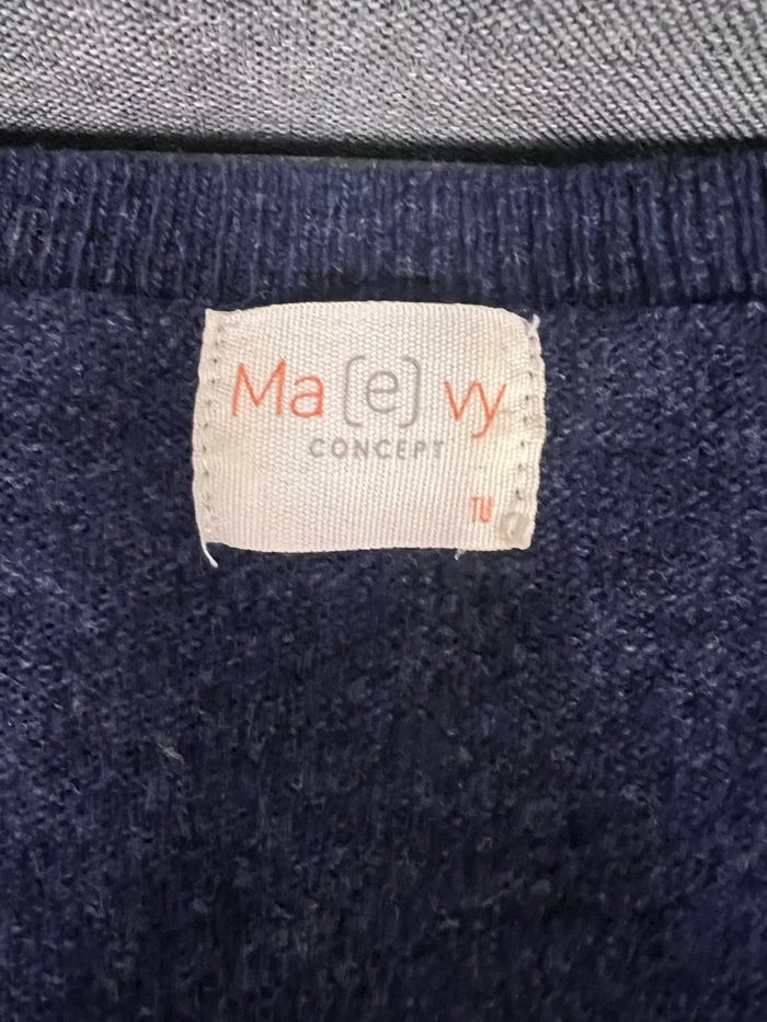 Pull Maevy marine. Taille unique - photo numéro 7