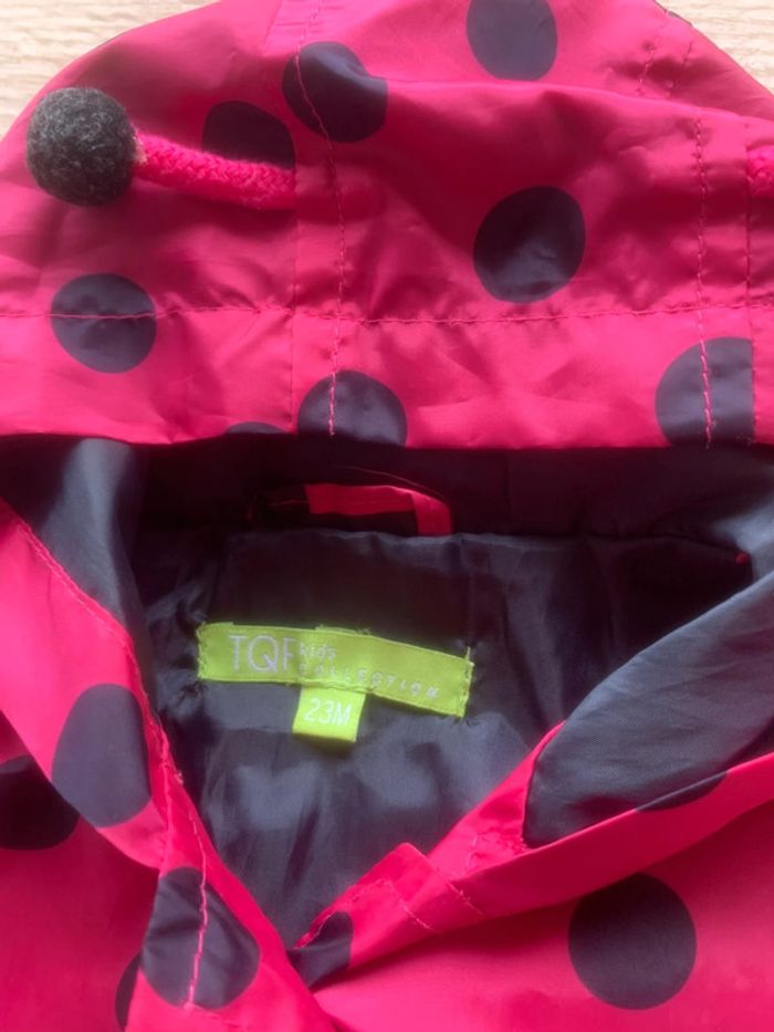 • Manteau pluie fille à pois ~ 23 mois • - photo numéro 7