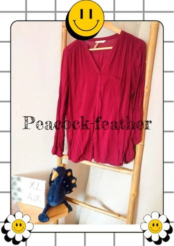 Blouse bordeaux xl camaieu