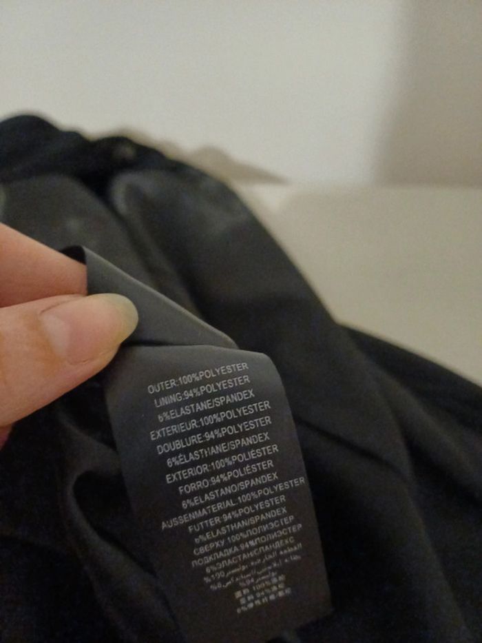 Robe longue noire de soirée/cocktail avec sequins Lipsy taille XS 34 - photo numéro 11