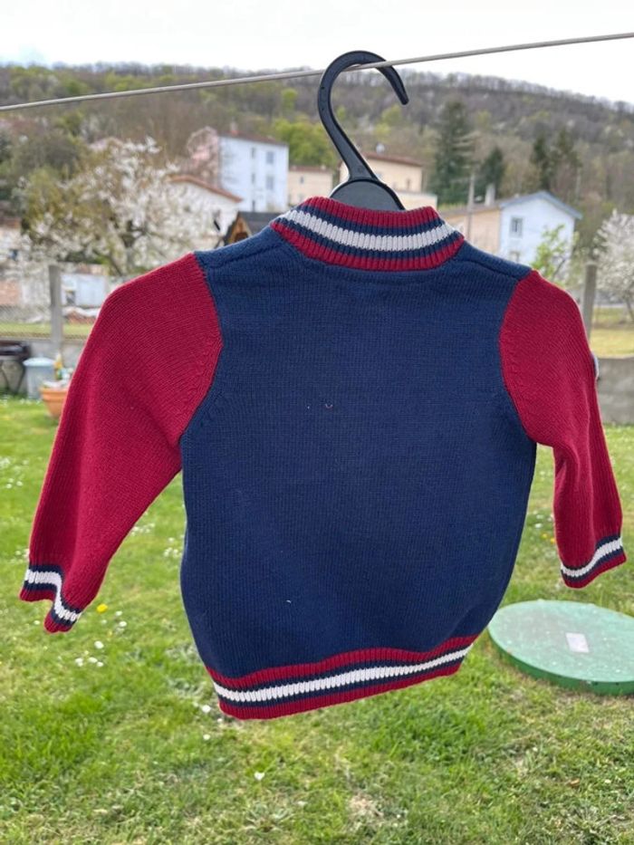 Gilet sergent major taille 12 mois 74 cm - photo numéro 2