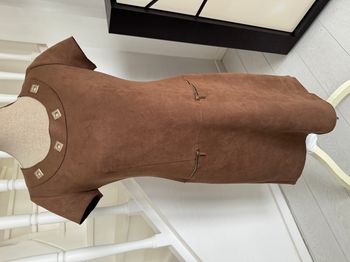 Robe Renatto Bene marron et dorée