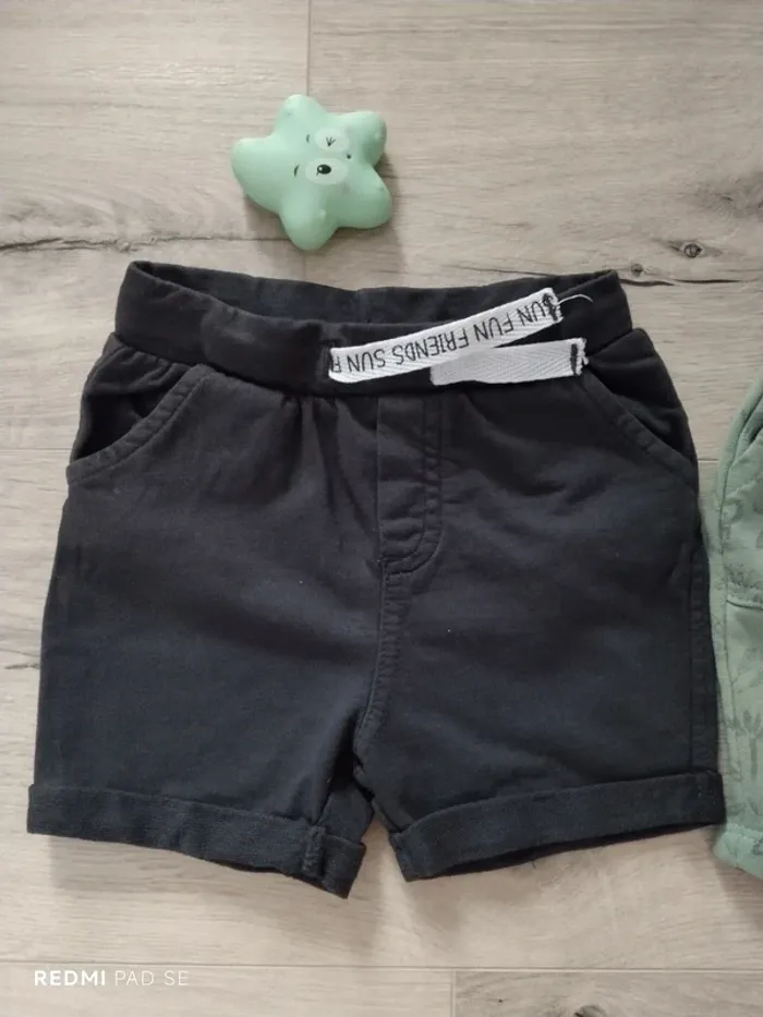 Lot de 2 shorts 9 mois - photo numéro 2