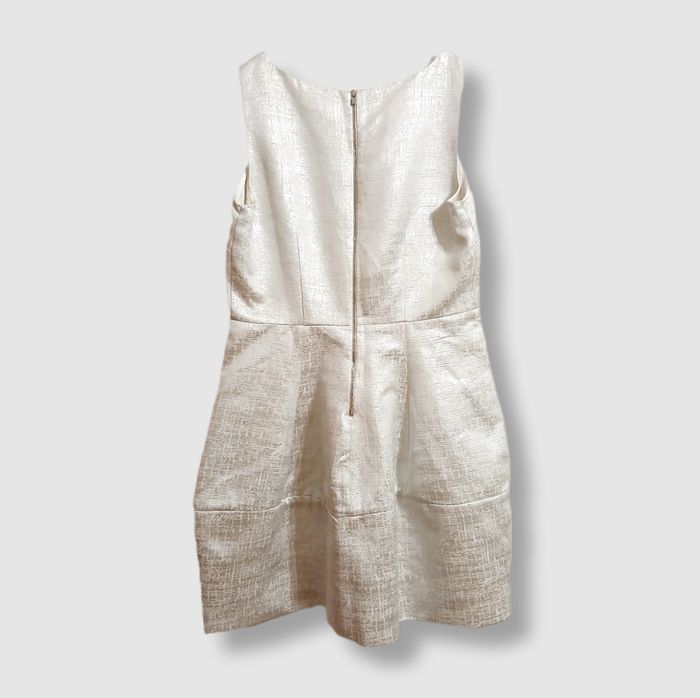 Robe Sinéquanone – Taille 42 – Beige irisé – Élégante & structurée - photo numéro 2