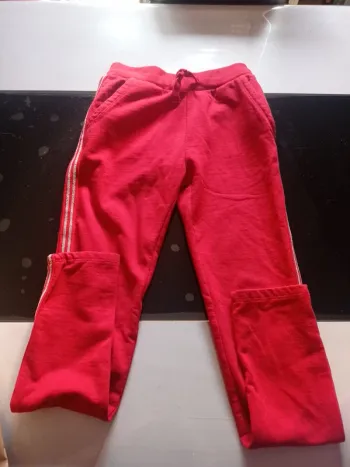 Jogging enfant fille rouge