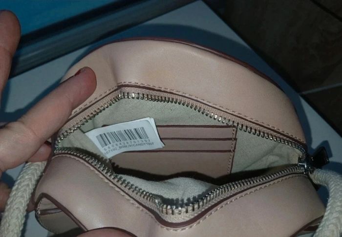 Sac rose pâle en cuir Parfois - photo numéro 2