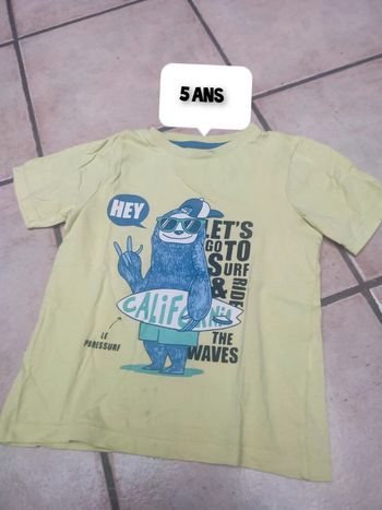 T-shirt paresseux surfeur