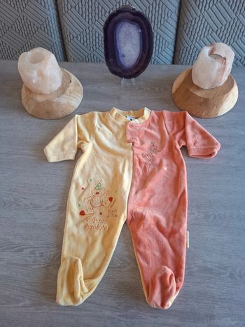 Pyjama velours 3 mois