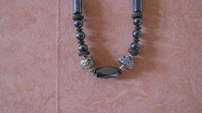 collier metal gris - photo numéro 3