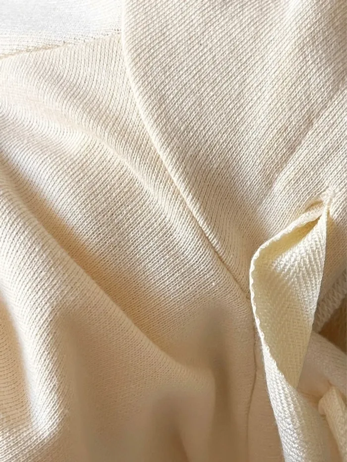 Sweat manches courtes/sans manches Mango (MNG) couleur crème / écru taille XS/S jamais porté - photo numéro 5