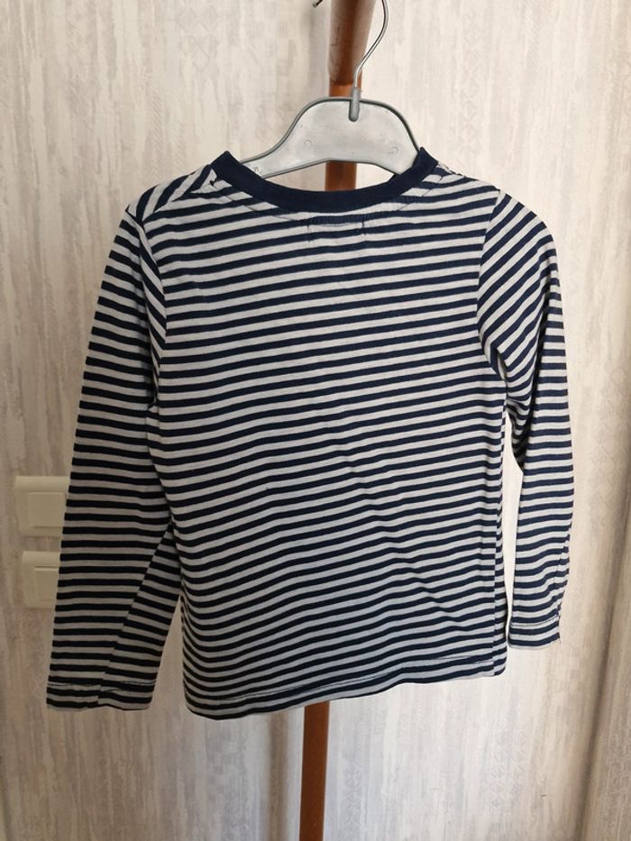 T-shirt manches longues enfant garçon 4 ans Tout simplement Coton - photo numéro 6