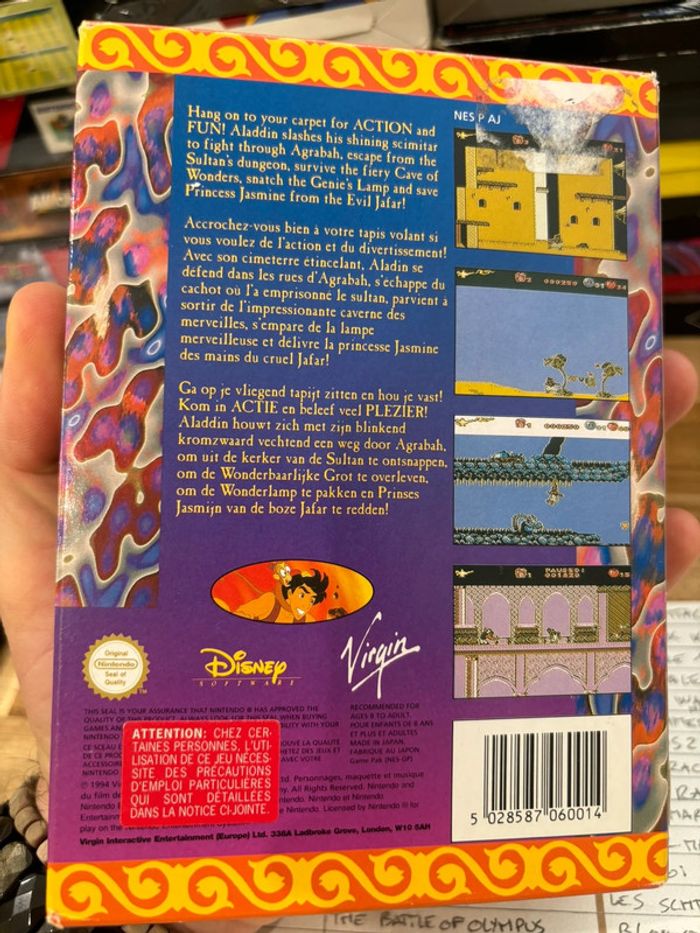 Aladdin - Nintendo Nes / complet / FR - photo numéro 2