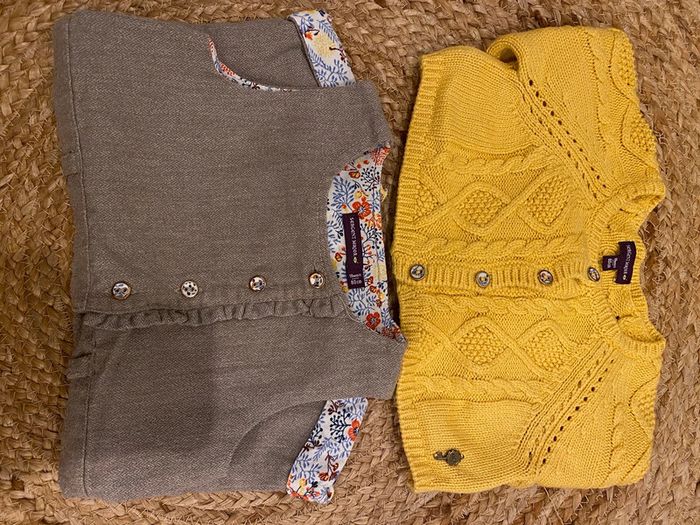 Tenue complète combi short et son gilet assortie sergent major, 18 mois - photo numéro 6