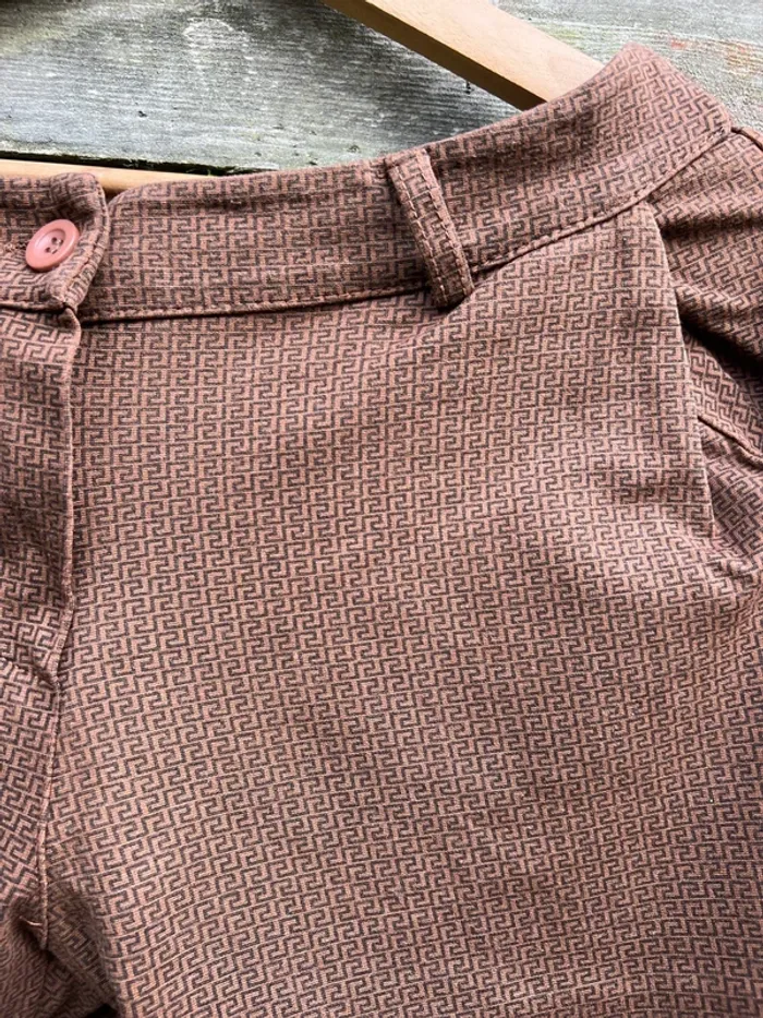 Pantalon femme marron l’olive verte – Taille 44 - photo numéro 4