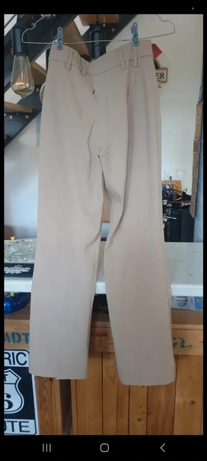 Pantalon jambes larges taille haute - photo numéro 2