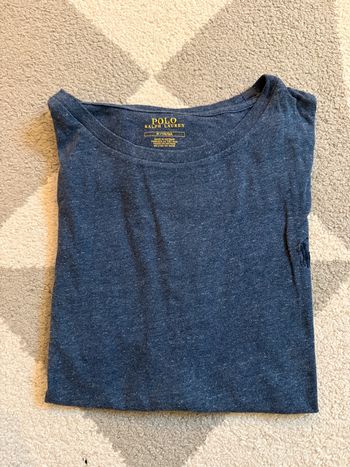 Tee-shirt Ralph Lauren couleur bleu chiné Taille M