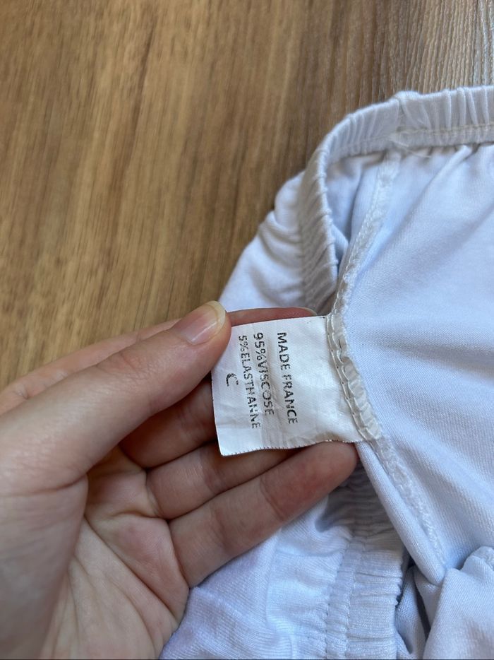 Legging blanc uni Boutique Indépendante Taille Unique - photo numéro 5