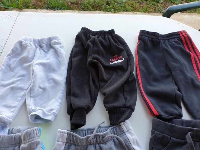 6 pantalons jogging adidas batman puma basic 9-12 mois 1 an - photo numéro 6
