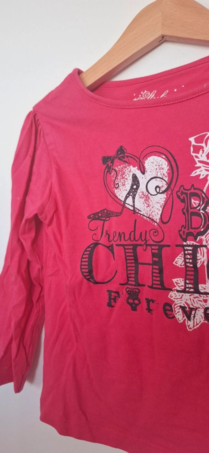 T-shirt manches longues fille – Coloré & girly, parfait pour le printemps ! 🌷 - photo numéro 2