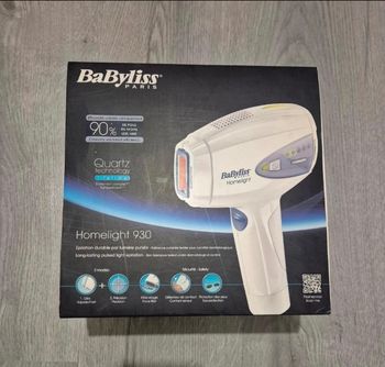 Épilateur lumière pulsée babyliss Homelight 930