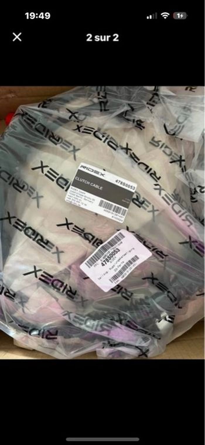 Câble embrayage neuf Ref 200651012323508 - photo numéro 2