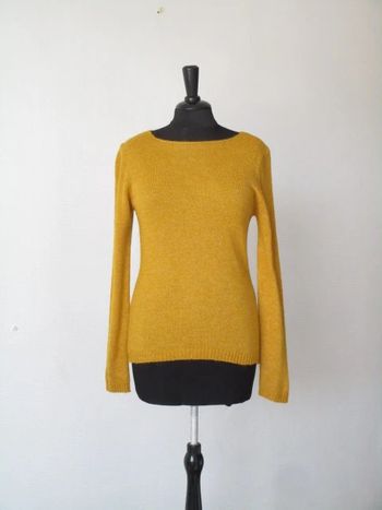 Pull moutarde L'atelier d'Anna 36 NEUF