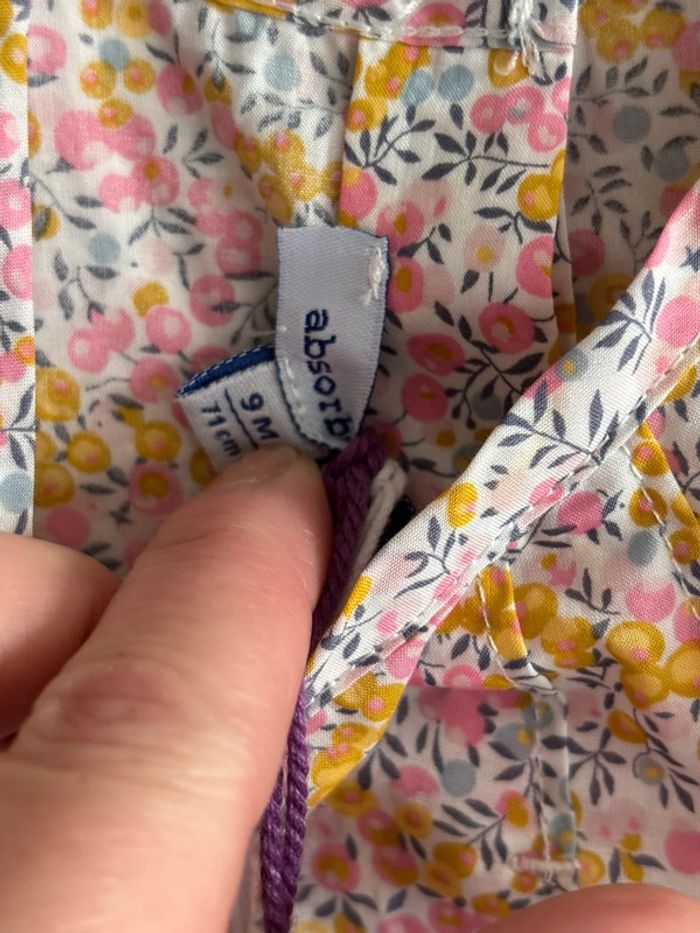 Blouse Absorba Liberty  taille 9 mois neuve - photo numéro 3