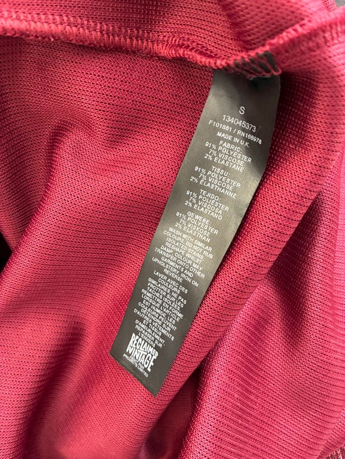 Robe longue bordeaux Reclaimed Vintage – Taille S – Très bon état - photo numéro 3