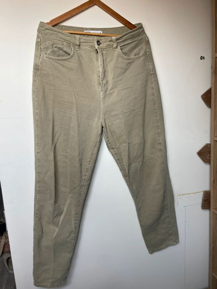 Pantalon vert zara - photo numéro 2