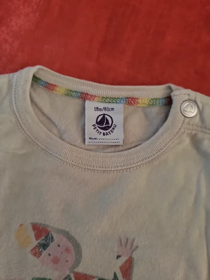 T shirt petit bateau motif arlequin - photo numéro 3
