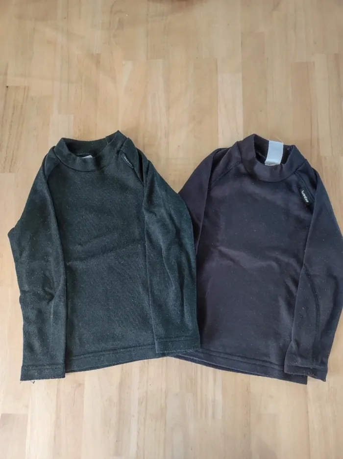 Lot tee shirts thermiques 4 ans Decathlon