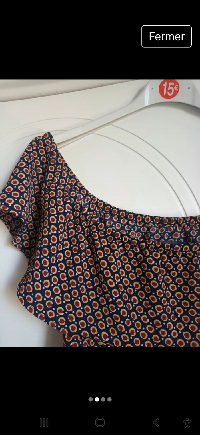 Blouse col volanté - photo numéro 2