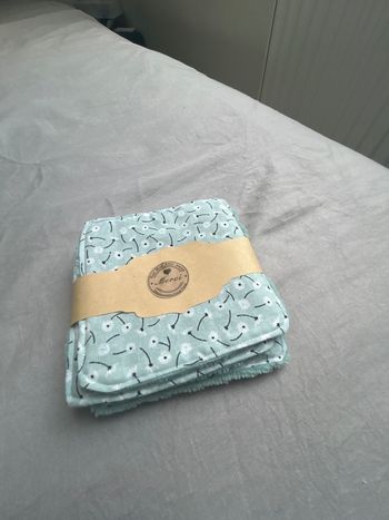 Lot de 5 carrés lavables 